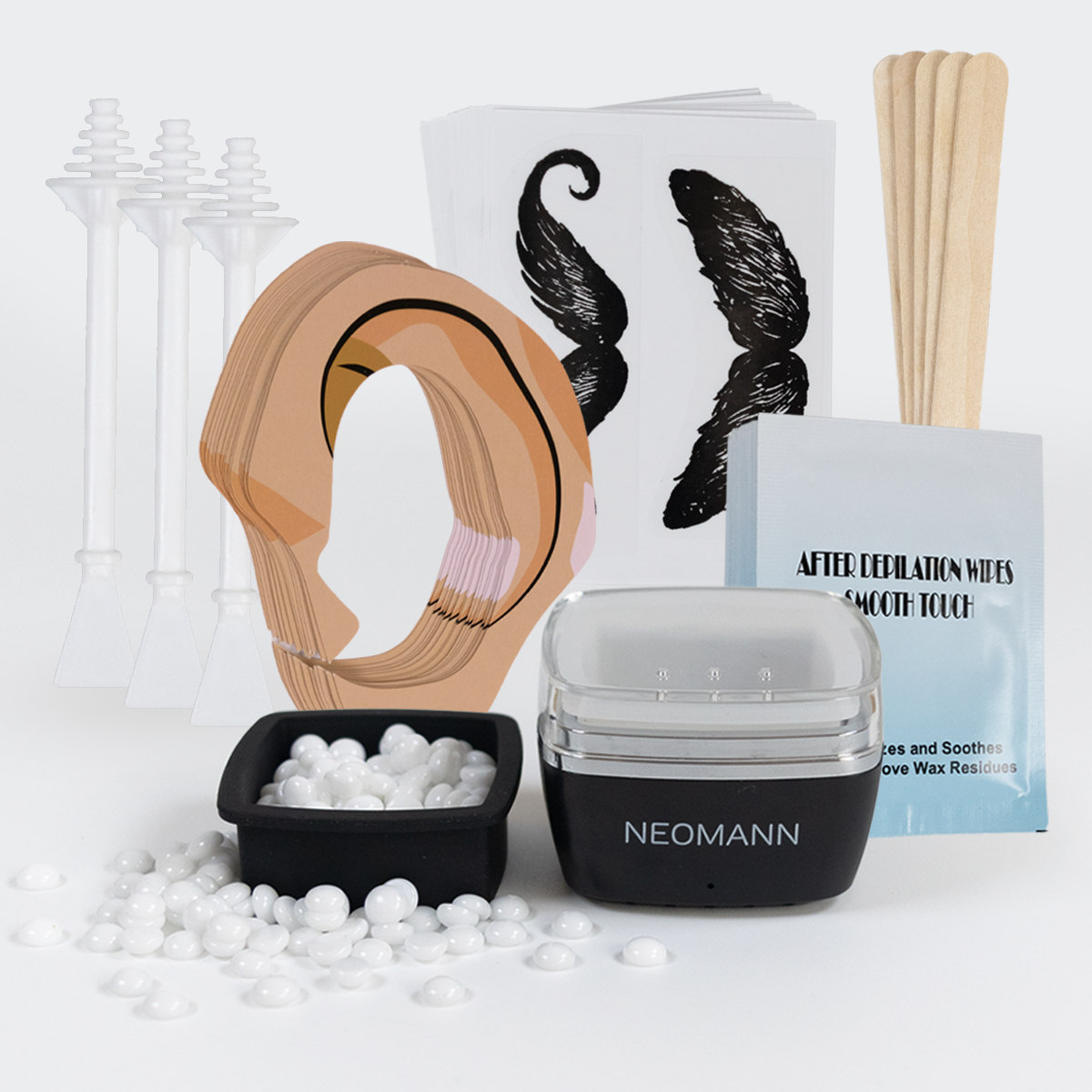 Waxer Mini Face & Brow Kit – NEOMANN