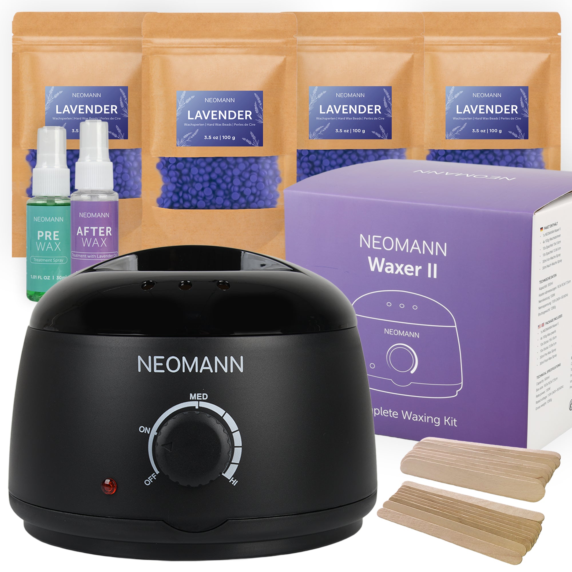 Waxer II Lavendar | Calming Wax Kit – NEOMANN